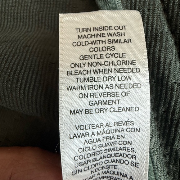 Chico’s Textured Drape Front Jacket Blazer Evergreen Forest Green Sz 8-NWT - Picture 8 of 12